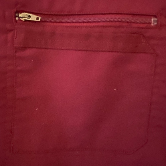 Dickies Nurse Scrub Burgundy Short Sleeve Shirt Women’s Sz Small - Picture 5 of 11